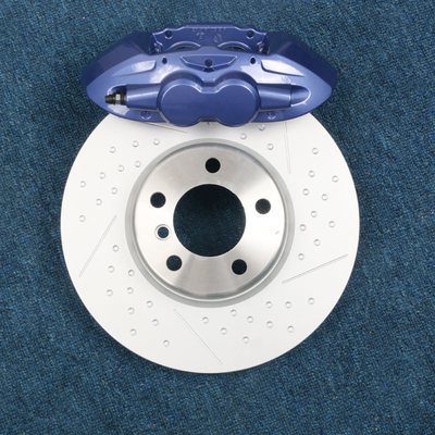 Topf-Bremstasterzirkel der Hochleistungs-Front-4 345mm 370mm Grübchen gebildete und gekerbte Rotoren