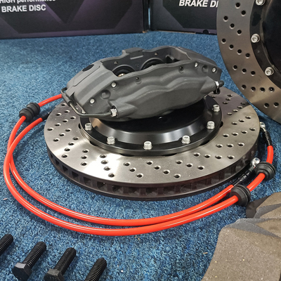 Front Driver Passenger Honda Calipers für Auto-Bremsen änderte gebohrte gelüftete Disketten