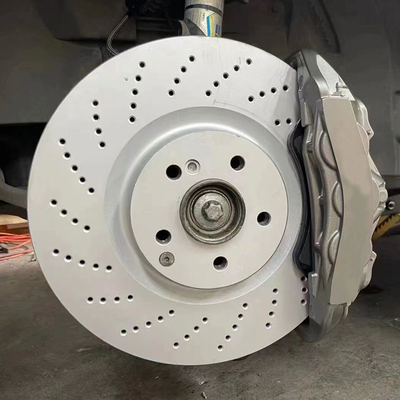 6 Topf Monoblock schmiedete Rotoren Mercedes Brake Caliper Withs 345mm
