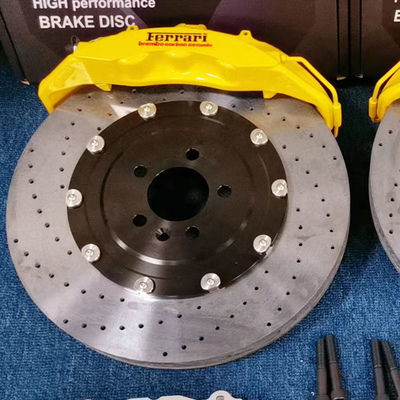 400x34mm Kohlenstoff-keramische Hochleistungs-Bremsscheiben verringertes Gewicht und Restdrehmoment