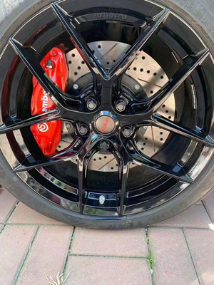 Geüberholte Disketten-blaue schwarze Farbe AP9200 BMW Bremsder tasterzirkel-330MM