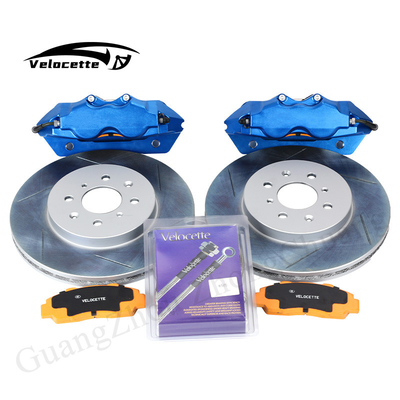Für Audi Q5 Q6 Q7 Bremsschraube Kit SPOON 4-Pot In 15-16 Zoll Räder 285-300mm Auto Bremsschraube