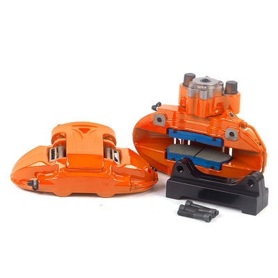 9N Orange Farbe 380-400mm Bremsscheibe Autoteile und Ersatzteile 19-20 Zoll 6-Kolben Bremssattel Hinterrad